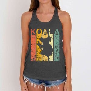 Koala Cute Koala Bear Women's Knotted Racerback Tank