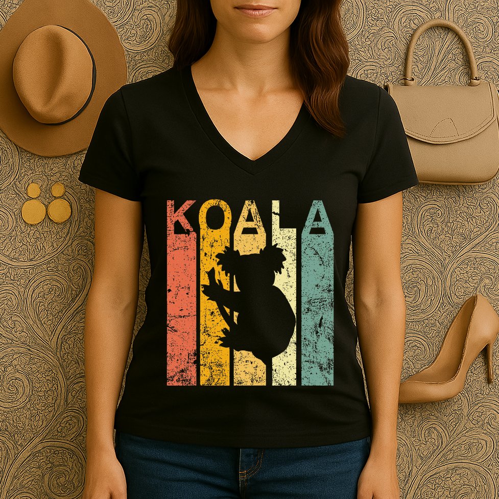 Koala Cute Koala Bear Women's V-Neck T-Shirt