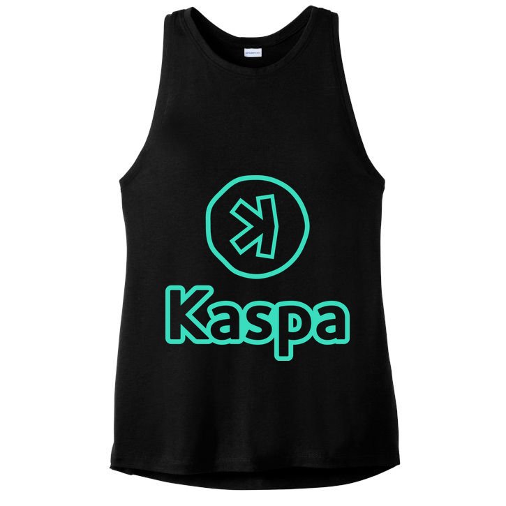 Kaspa Crypto Kaspa Merch Kaspa Gifts Kaspa Miner Kaspa Mining Kaspa Crypto Merch Ladies PosiCharge Tri-Blend Wicking Tank