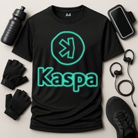 Kaspa Crypto Kaspa Merch Kaspa Gifts Kaspa Miner Kaspa Mining Kaspa Crypto Merch Cooling Performance Crew T-Shirt