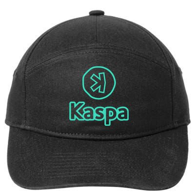 Kaspa Crypto Kaspa Merch Kaspa Gifts Kaspa Miner Kaspa Mining Kaspa Crypto Merch 7-Panel Snapback Hat