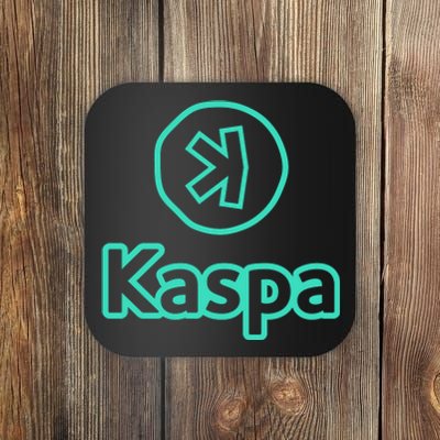 Kaspa Crypto Kaspa Merch Kaspa Gifts Kaspa Miner Kaspa Mining Kaspa Crypto Merch Coaster