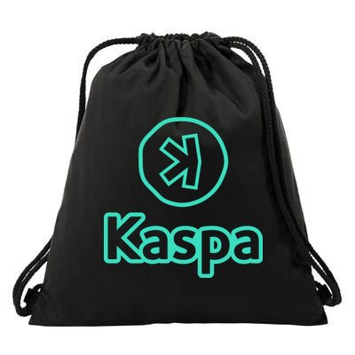Kaspa Crypto Kaspa Merch Kaspa Gifts Kaspa Miner Kaspa Mining Kaspa Crypto Merch Drawstring Bag