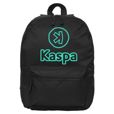 Kaspa Crypto Kaspa Merch Kaspa Gifts Kaspa Miner Kaspa Mining Kaspa Crypto Merch 16 in Basic Backpack