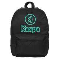 Kaspa Crypto Kaspa Merch Kaspa Gifts Kaspa Miner Kaspa Mining Kaspa Crypto Merch 16 in Basic Backpack