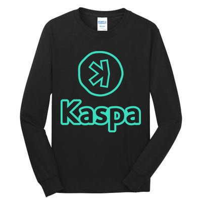 Kaspa Crypto Kaspa Merch Kaspa Gifts Kaspa Miner Kaspa Mining Kaspa Crypto Merch Tall Long Sleeve T-Shirt