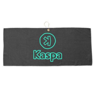 Kaspa Crypto Kaspa Merch Kaspa Gifts Kaspa Miner Kaspa Mining Kaspa Crypto Merch Large Microfiber Waffle Golf Towel