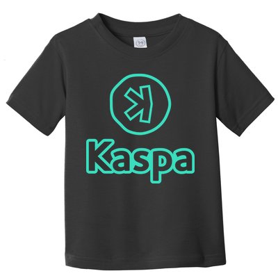 Kaspa Crypto Kaspa Merch Kaspa Gifts Kaspa Miner Kaspa Mining Kaspa Crypto Merch Toddler T-Shirt