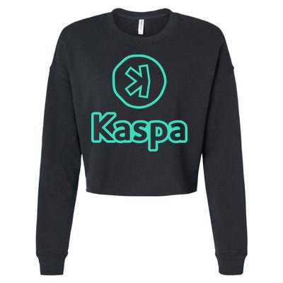 Kaspa Crypto Kaspa Merch Kaspa Gifts Kaspa Miner Kaspa Mining Kaspa Crypto Merch Cropped Pullover Crew