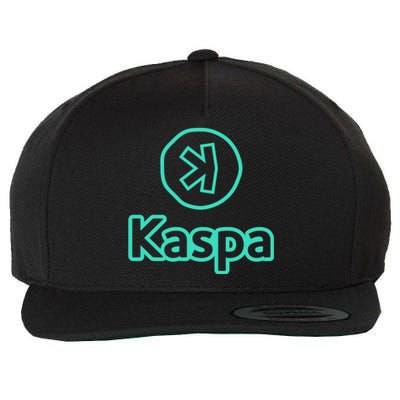 Kaspa Crypto Kaspa Merch Kaspa Gifts Kaspa Miner Kaspa Mining Kaspa Crypto Merch Wool Snapback Cap