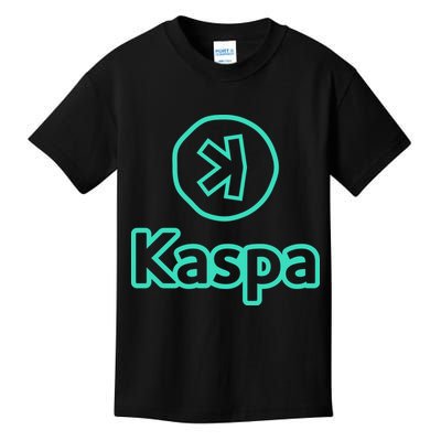 Kaspa Crypto Kaspa Merch Kaspa Gifts Kaspa Miner Kaspa Mining Kaspa Crypto Merch Kids T-Shirt