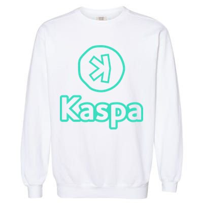 Kaspa Crypto Kaspa Merch Kaspa Gifts Kaspa Miner Kaspa Mining Kaspa Crypto Merch Garment-Dyed Sweatshirt