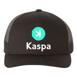 Kaspa Crypto Kaspa Yupoong Adult 5-Panel Trucker Hat