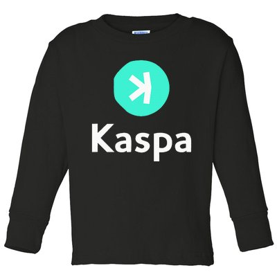 Kaspa Crypto Kaspa Toddler Long Sleeve Shirt