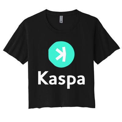 Kaspa Crypto Kaspa Women's Crop Top Tee