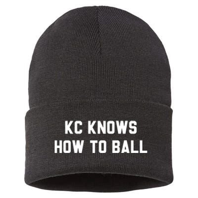 Kansas City Knows How To Ball Sustainable Knit Beanie