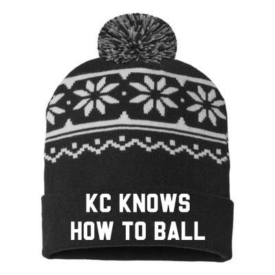 Kansas City Knows How To Ball USA-Made Snowflake Beanie