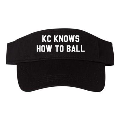 Kansas City Knows How To Ball Valucap Bio-Washed Visor