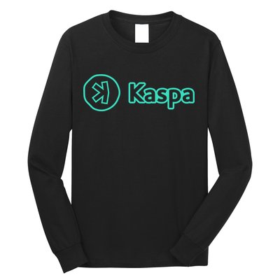 Kaspa Crypto Kaspa Merch Kaspa Mining Kaspa Gifts Kaspa Miner Kaspa Crypto Merch Long Sleeve Shirt