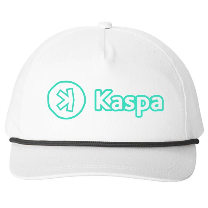 Kaspa Crypto Kaspa Merch Kaspa Mining Kaspa Gifts Kaspa Miner Kaspa Crypto Merch Snapback Five-Panel Rope Hat