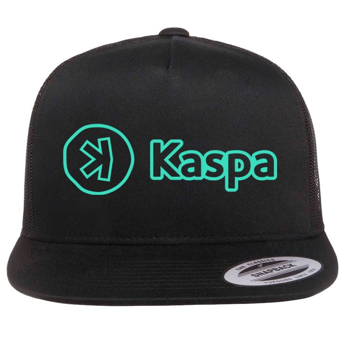 Kaspa Crypto Kaspa Merch Kaspa Mining Kaspa Gifts Kaspa Miner Kaspa Crypto Merch Flat Bill Trucker Hat