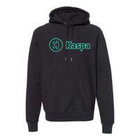 Kaspa Crypto Kaspa Merch Kaspa Mining Kaspa Gifts Kaspa Miner Kaspa Crypto Merch Premium Hoodie