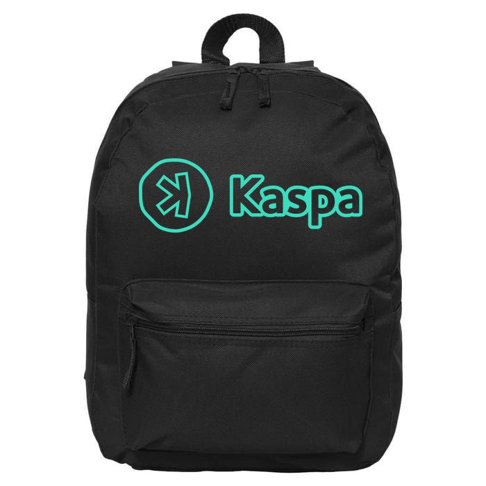 Kaspa Crypto Kaspa Merch Kaspa Mining Kaspa Gifts Kaspa Miner Kaspa Crypto Merch 16 in Basic Backpack