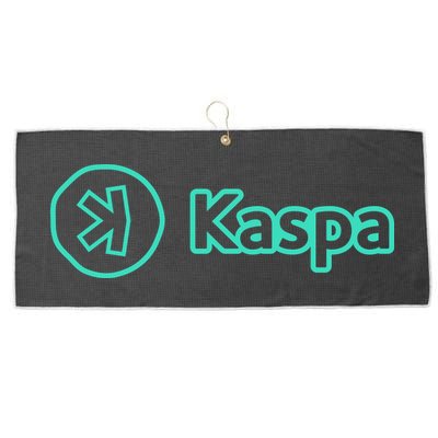 Kaspa Crypto Kaspa Merch Kaspa Mining Kaspa Gifts Kaspa Miner Kaspa Crypto Merch Large Microfiber Waffle Golf Towel