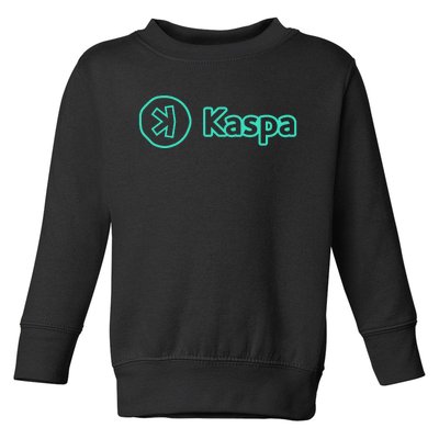 Kaspa Crypto Kaspa Merch Kaspa Mining Kaspa Gifts Kaspa Miner Kaspa Crypto Merch Toddler Sweatshirt