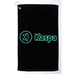 Kaspa Crypto Kaspa Merch Kaspa Mining Kaspa Gifts Kaspa Miner Kaspa Crypto Merch Platinum Collection Golf Towel