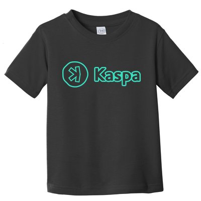 Kaspa Crypto Kaspa Merch Kaspa Mining Kaspa Gifts Kaspa Miner Kaspa Crypto Merch Toddler T-Shirt