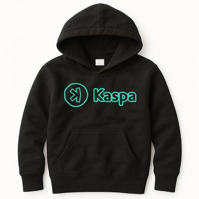 Kaspa Crypto Kaspa Merch Kaspa Mining Kaspa Gifts Kaspa Miner Kaspa Crypto Merch Kids Hoodie