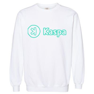 Kaspa Crypto Kaspa Merch Kaspa Mining Kaspa Gifts Kaspa Miner Kaspa Crypto Merch Garment-Dyed Sweatshirt