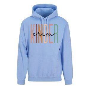 Kinder Crew Kindergarten Teacher Squad Team Preschool Unisex Surf Hoodie