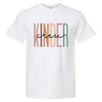 Kinder Crew Kindergarten Teacher Squad Team Preschool Garment-Dyed Heavyweight T-Shirt