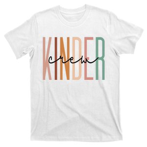 Kinder Crew Kindergarten Teacher Squad Team Preschool T-Shirt