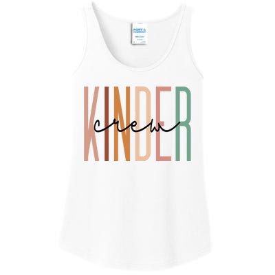 Kinder Crew Kindergarten Teacher Squad Team Preschool Ladies Essential Tank