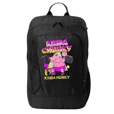 Kinda Chunky Kinda Hunky, Bodybuilding Gym City Backpack