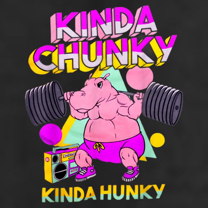 Kinda Chunky Kinda Hunky, Bodybuilding Gym 11oz C Handle Ceramic Mug