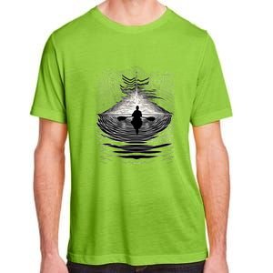 Kayaking Canoeing Kayak Canoe Geometric Arts Gift Adult ChromaSoft Performance T-Shirt