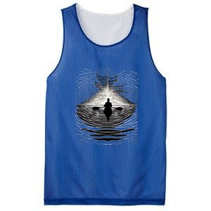 Kayaking Canoeing Kayak Canoe Geometric Arts Gift Mesh Reversible Basketball Jersey Tank