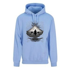 Kayaking Canoeing Kayak Canoe Geometric Arts Gift Unisex Surf Hoodie