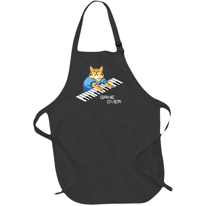 Keyboard Cat Full-Length Apron With Pockets