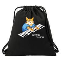 Keyboard Cat Drawstring Bag