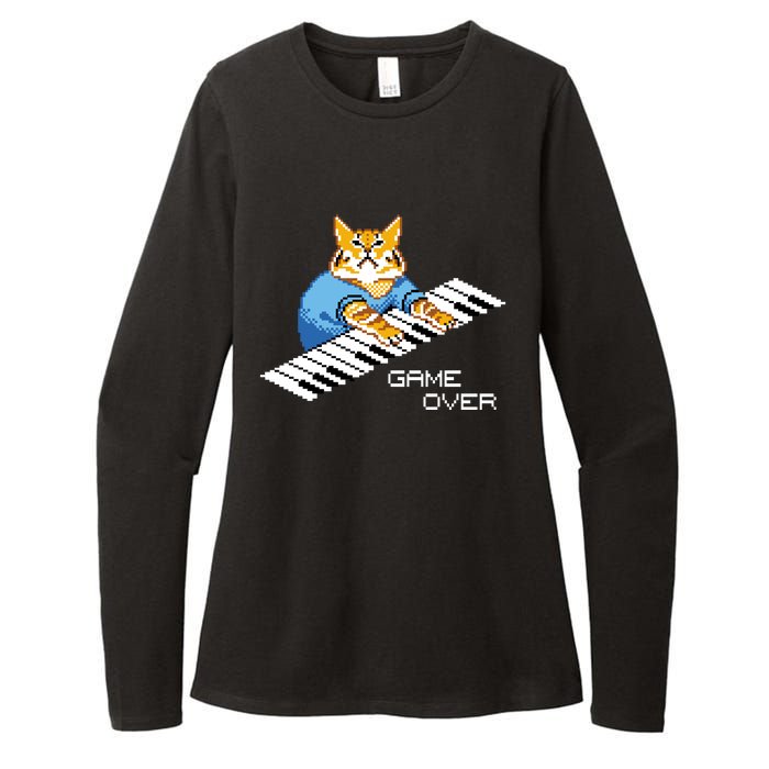 Keyboard Cat Womens CVC Long Sleeve Shirt