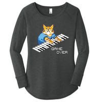 Keyboard Cat Women's Perfect Tri Tunic Long Sleeve Shirt