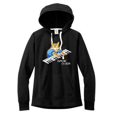 Keyboard Cat Women's Fleece Hoodie