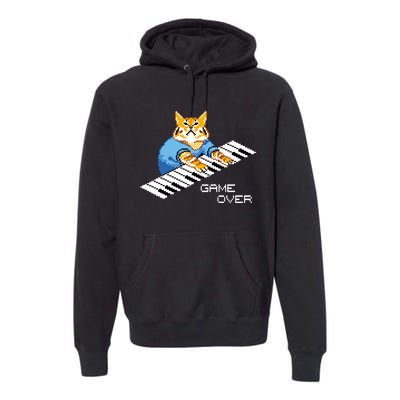 Keyboard Cat Premium Hoodie