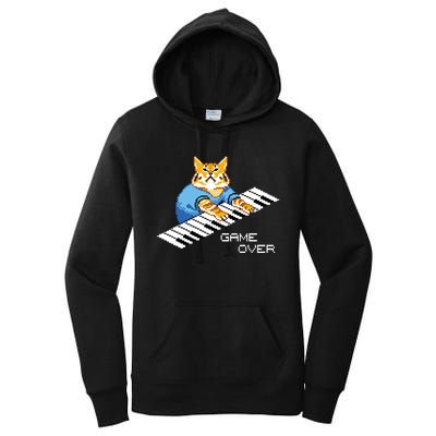 Keyboard Cat Women's Pullover Hoodie