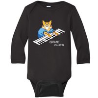 Keyboard Cat Baby Long Sleeve Bodysuit